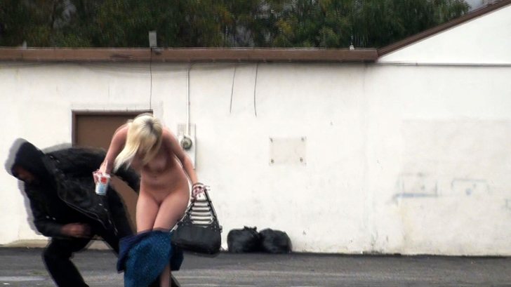 Blonde Bitch Sharked In Public XXX video by PornPros